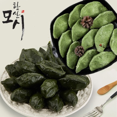  원조 한산 모시잎 찐 송편 선물박스 1.2kg/25개