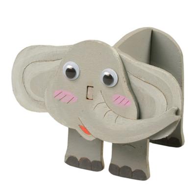  DIY 나무 모형 조립 키트 아기 동물 코끼리 YM832