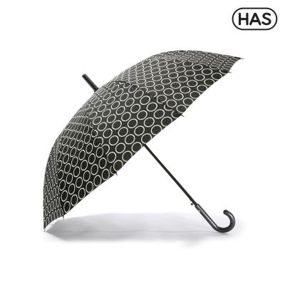  [HAS] 헤즈 12살 자동 UV 장우산 (서클 블랙)