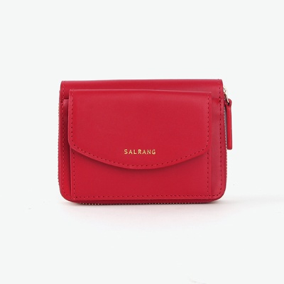  REIMS W016 Zipper poket Wallet Cherry Red