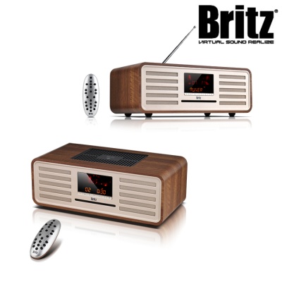  브리츠 진공관 블루투스 오디오 BZ-T8800 (FM라디오 / AUX연결 / 리모트 컨트롤)