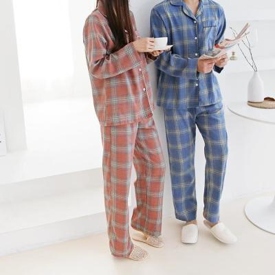  Gimo Square Check Pajamas Set - 커플룩