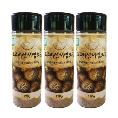 무농약 표고버섯 저염소금 120gx3통 표고버섯 25%