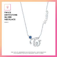 MOMO(모모) - BIRTHSTONE SILVER NECKLACE: JEWELRY COLLECTION [한정판]