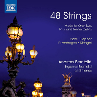 48 STRINGS: MUSIC FOR 1, 2, 4 & 12 CELLOS/ ANDREAS BRANTELID [48현(1, 2, 4 & 12대의 첼로)를 위한 작품집]