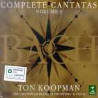  COMPLETE CANTATAS VOL.3/ TON KOOPMAN