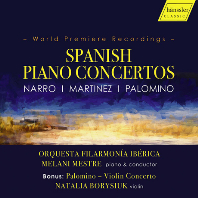 SPANISH PIANO CONCERTOS/ MELANI MESTRE [스페인 피아노 협주곡: 나로, 마르티네스, 팔로미노이 - 멜라니 메스트레]