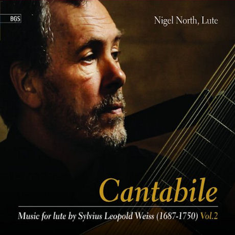  CANTABILE: MUSIC FOR LUTE BY SYLVIUS LEOPOLD WEISS VOL.2 [나이젤 노스: 칸타빌레 - 레오폴드 바이스 류트 음악 2집]