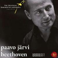  SYMPHONY NO.5 & 1/ PAAVO JARVI [베토벤: 교향곡 5 & 1번]