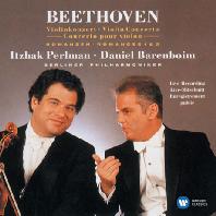 BEETHOVEN: VIOLIN CONCERTO & 2 ROMANCES/ DANIEL BARENBOIM [펄만 42집 - 베토벤: 바이올린 협주곡, 로망스]