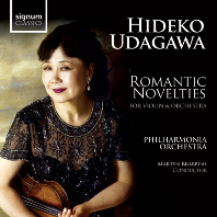 ROMANTIC NOVELTIES/ HIDEKO UDAGAWA, MARTYN BRABBINS [러시아 로맨틱 바이올린 - 히데코 우다가와]