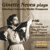 SIBELIUS: VIOLIN CONCERTO & SUK: 4 PIECES & ENCORES [시벨리우스: 바이올린 협주곡, 수크: 4곡의 소품집 - 지네트 느뵈]