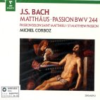  MATTHAUS PASSION BWV244/ MICHEL CORBOZ