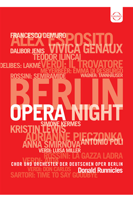  BERLIN OPERA NIGHT/ DONALD RUNNICLES [베를린 오페라의 밤 갈라 콘서트]