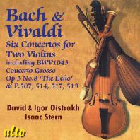  SIX CONCERTOS FOR TWO VIOLINS/ DAVID & IGOR OISTRAKH [바흐 & 비발디: 두 대의 바이올린을 위한 협주곡]
