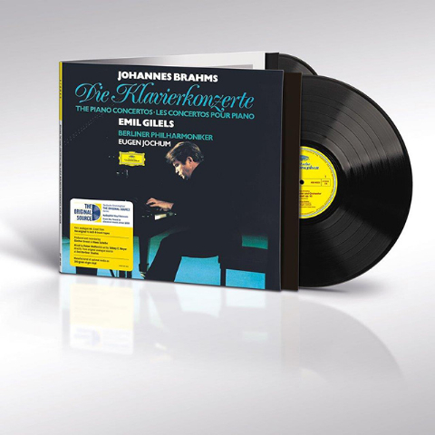 PIANO CONCERTOS OP.15 & OP.83/ EMIL GILELS [브람스: 피아노 협주곡 1, 2번] [THE ORIGINAL SOURCE SERIES] [LP]