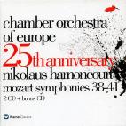  CHAMBER ORCHESTRA OF EUROPE 25TH ANNIVERSARY/ SYMPHONIES 38-41/ HARNONCOURT